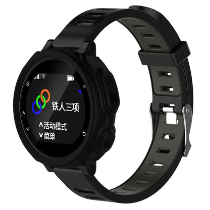 For Garmin Forerunner 235 / 735 Silicone Smart Watch Protective Case(Black) - Watch Cases by PMC Jewellery | Online Shopping South Africa | PMC Jewellery
