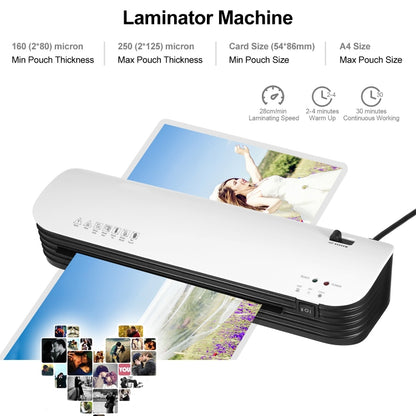 Osmile SL299 A4 Laminator Machine Set With 15 Laminating Pouches Paper Cutter Corner Rounder(AU Plug) - Photo Film Covering Machine by Osmile | Online Shopping South Africa | PMC Jewellery | Buy Now Pay Later Mobicred