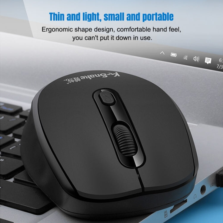 K-Snake WK800 Wireless 2.4G Keyboard Mouse Set Tabletop Computer Notebook Business Office House Use, Color: White - Wireless Keyboard by K-Snake | Online Shopping South Africa | PMC Jewellery | Buy Now Pay Later Mobicred