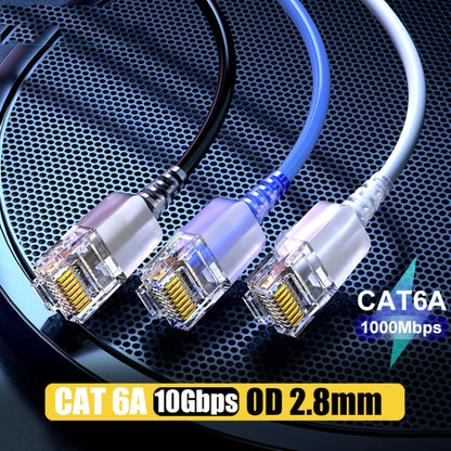 SAMZHE Cat6A Ethernet Cable UTP Network Patch Cable 15m(White) - Lan Cable and Tools by SAMZHE | Online Shopping South Africa | PMC Jewellery | Buy Now Pay Later Mobicred