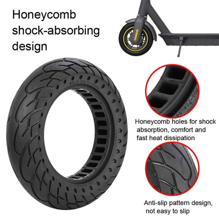 For Kugoo M4 Electric Scooter 10 Inch Inflatable Honeycomb Solid Run-flat Tire(36mm Slot Red) - Accessories & Parts by PMc TechLife | Online Shopping South Africa | PMc TechLife | Buy Now Pay Later Mobicred