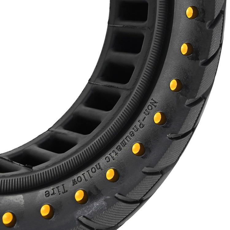 For Ninebot MAX G30 Electric Scooter 10x2.5 Inflatable Honeycomb Solid Run-flat Tire(44mm Slot Red) - Accessories & Parts by PMc TechLife | Online Shopping South Africa | PMc TechLife | Buy Now Pay Later Mobicred