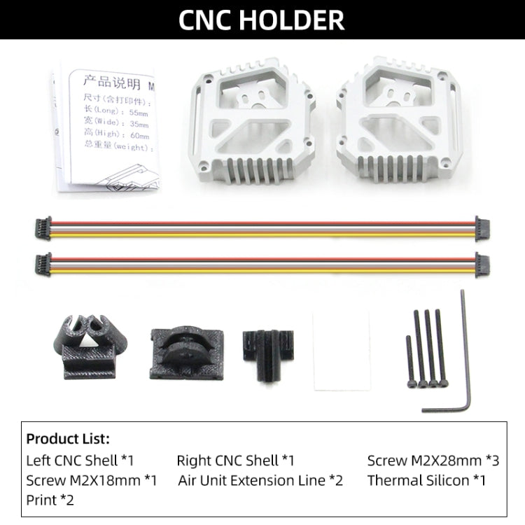 For DJI O3 AIR UNIT Camera Module Case Frame CNC Cage Holder - Other Accessories by PMC Jewellery | Online Shopping South Africa | PMC Jewellery | Buy Now Pay Later Mobicred