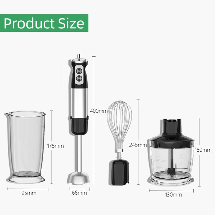 6-in-1 600W Multifunctional  Electric Blender Stainless Steel Food Cooking Stick UK Plug - Stirrer & Squeezer by PMC Jewellery | Online Shopping South Africa | PMC Jewellery | Buy Now Pay Later Mobicred