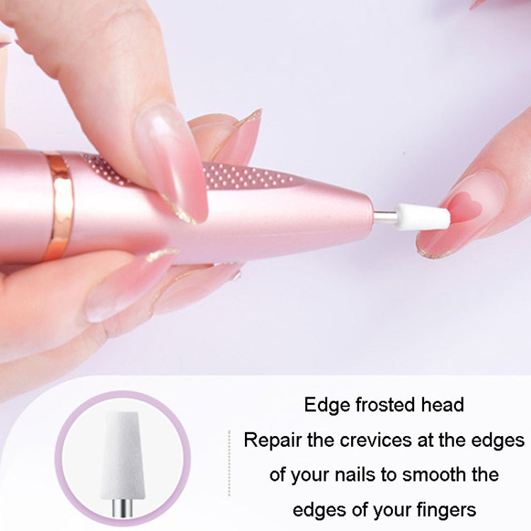 Electrical Nail Polisher Multifunctional Nail Polish Remover Pen Nail Sharpener(Rose Gold) - Grinding Tools & Accessories by PMC Jewellery | Online Shopping South Africa | PMC Jewellery | Buy Now Pay Later Mobicred