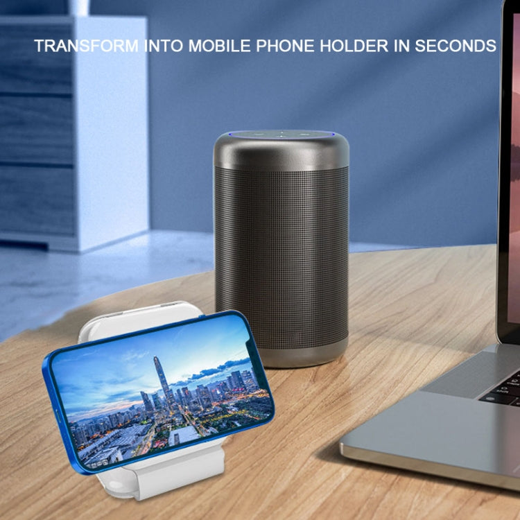 10-in-1 Magnetic Wireless Folding Charger With Data Cable Adapter Storage box(White) - free shipping - PMC Jewellery - Order now!