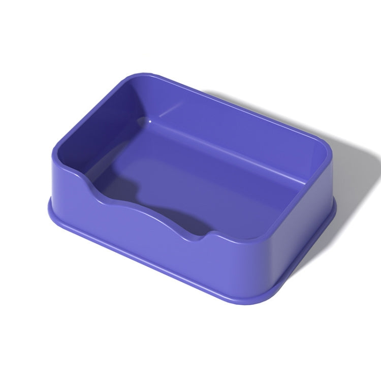 Open Litter Pan Large Capacity Plastic Pet Kennel, Model: Square Purple - Beds by PMC TechLife | Online Shopping South Africa | PMC TechLife | Buy Now Pay Later Mobicred