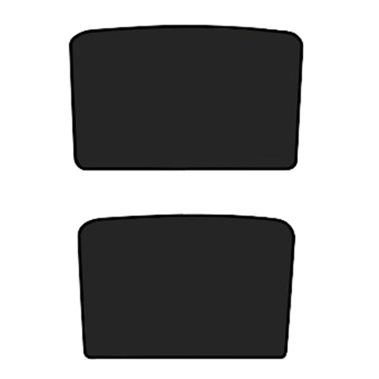 2pcs /Set For Tesla Model 3 Ice Crystal Sunshade Car Roof Front And Rear Sunroof Shade(Black) - Window Foils & Solar Protection by PMC Jewellery | Online Shopping South Africa | PMC Jewellery | Buy Now Pay Later Mobicred