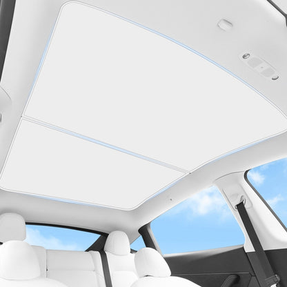 4pcs /Set For Tesla Model 3 Ice Crystal Sunshade Car Roof Front And Rear Sunroof Shade(Black) - Window Foils & Solar Protection by PMC Jewellery | Online Shopping South Africa | PMC Jewellery | Buy Now Pay Later Mobicred