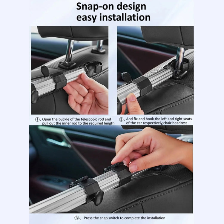 3 in 1 Car Mobile Phone Holder Computer Holder Universal Aluminum Tube With Hook - Car Holders by PMC Jewellery | Online Shopping South Africa | PMC Jewellery | Buy Now Pay Later Mobicred