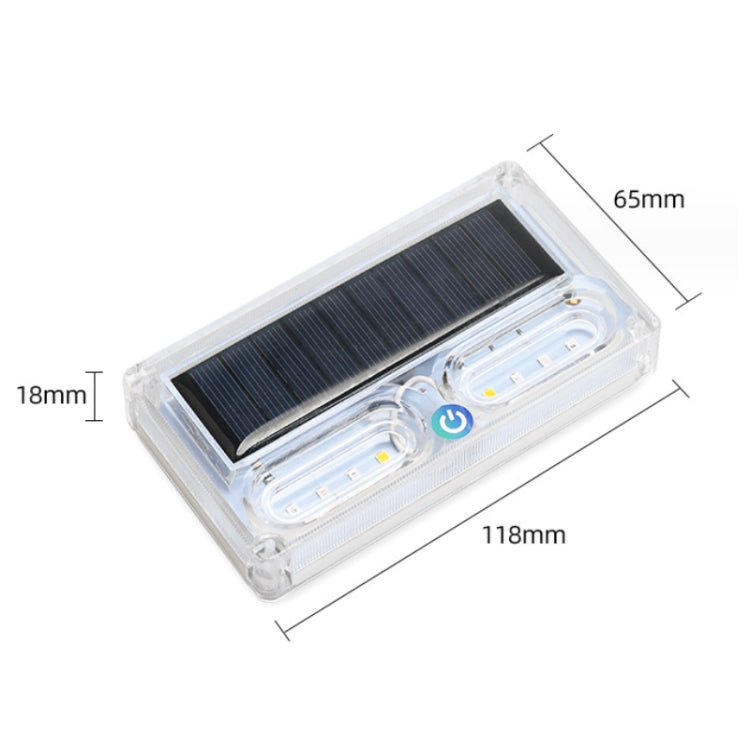 Car Solar Warning Light Anti-rear Collision LED Tail Light(Double-sided Glue) - Warning Lights by PMC TechLife | Online Shopping South Africa | PMC TechLife | Buy Now Pay Later Mobicred