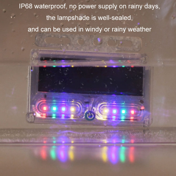 Car Solar Warning Light Anti-rear Collision LED Tail Light(Double-sided Glue) - Warning Lights by PMC TechLife | Online Shopping South Africa | PMC TechLife | Buy Now Pay Later Mobicred
