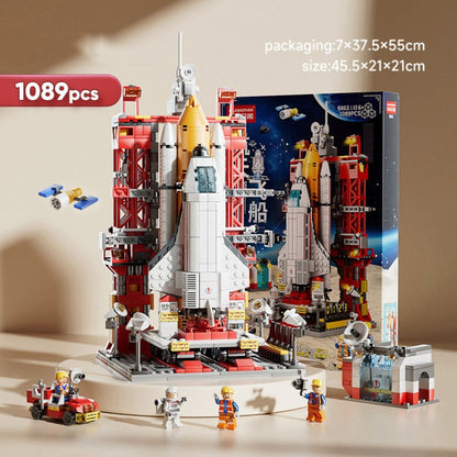 LELE BROTHER 1059 Granules Children Assembling Educational Spaceship Model Toys Building Blocks - Building Blocks by PMC Jewellery | Online Shopping South Africa | PMC Jewellery