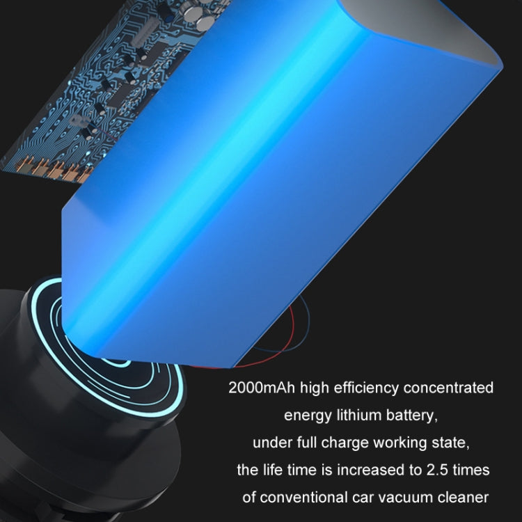 Portable Handheld USB Charging Car Vacuum Cleaner, Color: Wired Black - Vacuum Cleaner by PMC TechLife | Online Shopping South Africa | PMC TechLife | Buy Now Pay Later Mobicred