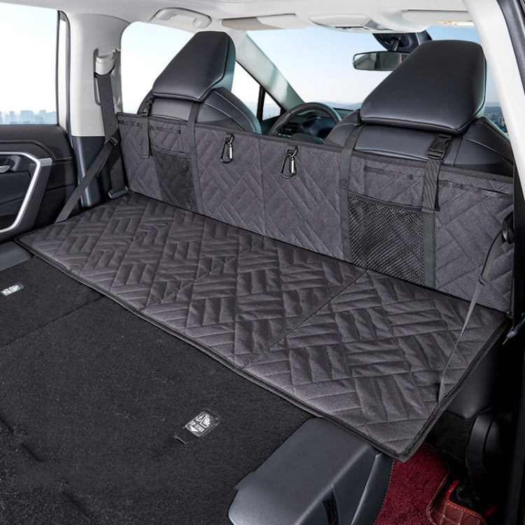 Car Camping Bed Folding Board SUV Rear Row Extension Board For Tesla, Color: Black Embossed - Seat Accessories by PMC TechLife | Online Shopping South Africa | PMC TechLife | Buy Now Pay Later Mobicred