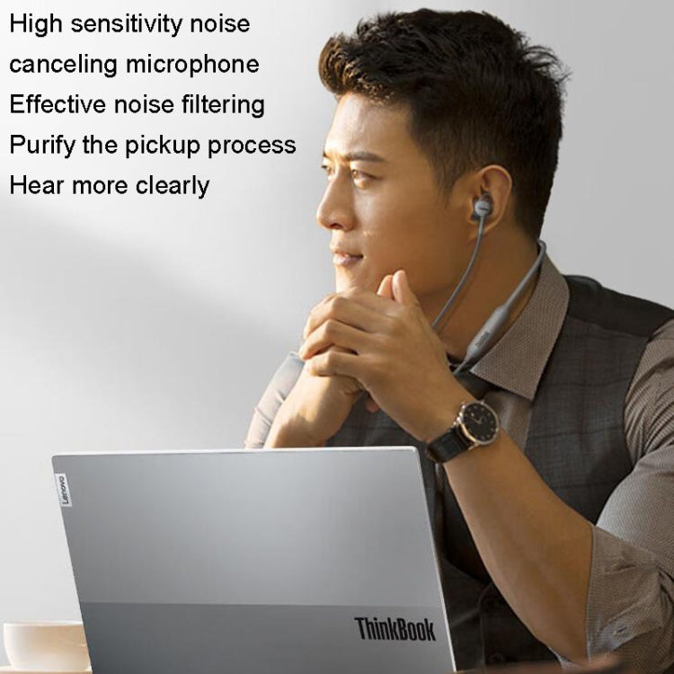 Lenovo ThinkBook UC100 Neckband Dual Wireless Bluetooth Earphone Cell Phone Computer Simultaneous Connection - Neck-mounted Earphone by Lenovo | Online Shopping South Africa | PMC Jewellery