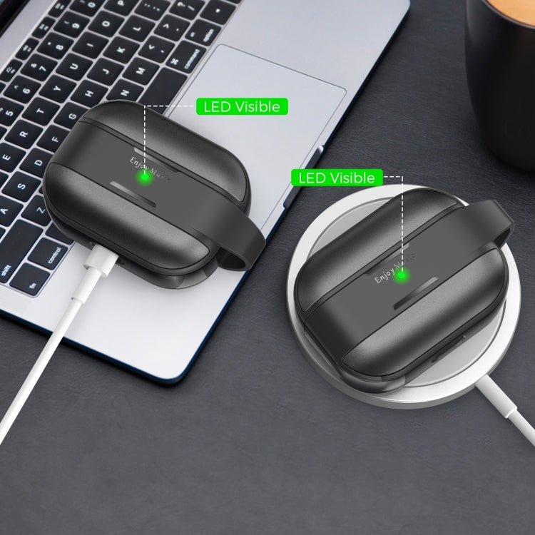 AhaStyle WG75-PRO For AirPods Pro Split TPU+Aluminum Alloy Combination Protective Cover(Red) - free shipping - PMC Jewellery - Order now!