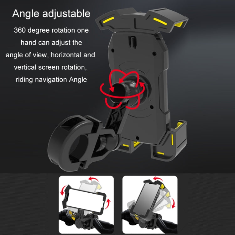 Shockproof Navigation Bracket for Motorcycle and Bicycle Mobile Phone, Random Color Delivery, Style: 2393J3 - Holder by PMC Jewellery | Online Shopping South Africa | PMC Jewellery | Buy Now Pay Later Mobicred