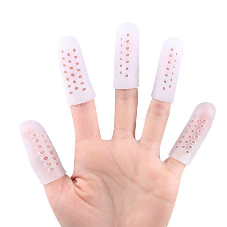 1pair Breathable Perforated Toe Protectors Anti Wear Sleeves, Size: S(Skin Tone) - Corrector by PMC Jewellery | Online Shopping South Africa | PMC Jewellery