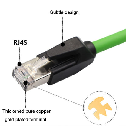 30m CAT6 Double Shielded Gigabit Industrial Cable Vibration-Resistant And Highly Flexible Drag Chain Cable - Lan Cable and Tools by PMC Jewellery | Online Shopping South Africa | PMC Jewellery | Buy Now Pay Later Mobicred