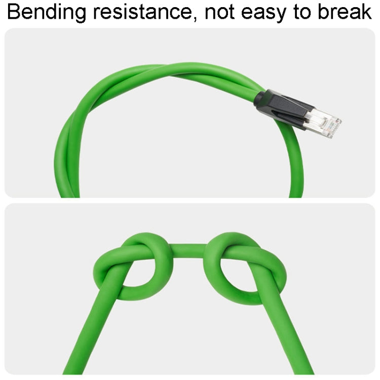 25m CAT6 Double Shielded Gigabit Industrial Cable Vibration-Resistant And Highly Flexible Drag Chain Cable - Lan Cable and Tools by PMC TechLife | Online Shopping South Africa | PMC TechLife