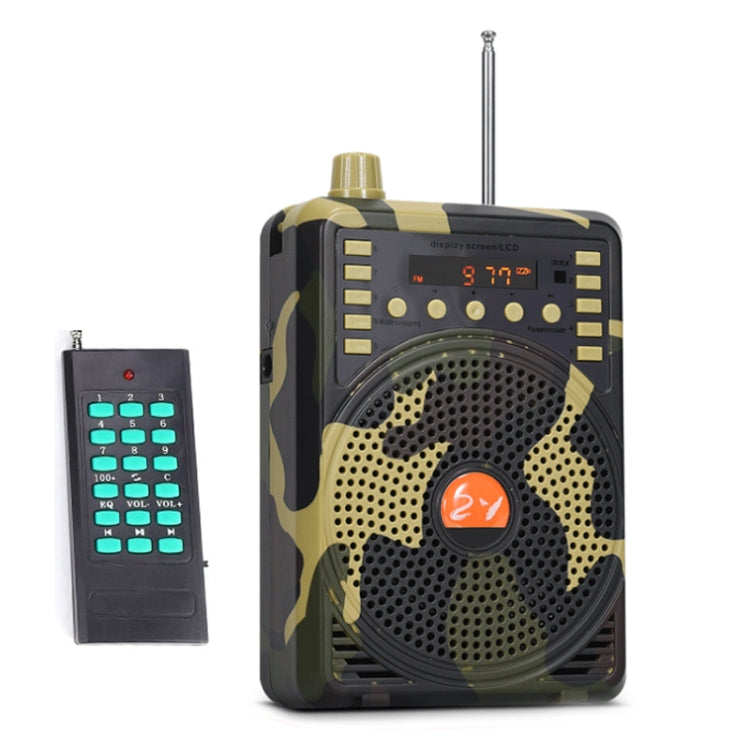 48W Wireless Bluetooth Voice Amplifier with Remote Control Supports USB/TF Card Playback EU Plug(Camouflage) - Midrange Speaker & Frequency Divider by PMC Jewellery | Online Shopping South Africa | PMC Jewellery