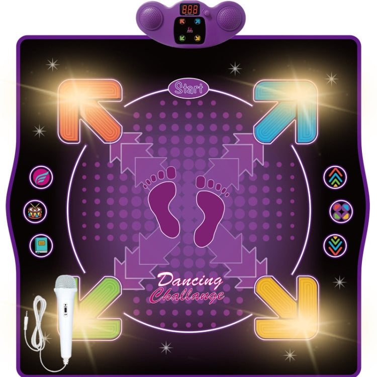 Bluetooth Electronic Dance Mat Children Music Dance Pad, Spec: Lighting Type With Microphone - Others by PMC Jewellery | Online Shopping South Africa | PMC Jewellery | Buy Now Pay Later Mobicred