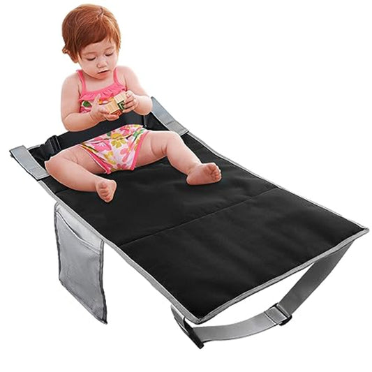 79 x 44cm Kids Airplane Seat Extender Portable Travel Seat Cushion(Black) - Seat Accessories by PMC Jewellery | Online Shopping South Africa | PMC Jewellery