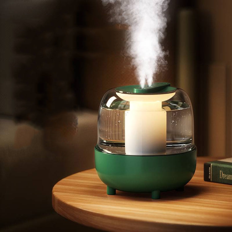 4L Wireless Humidifier USB Oil Diffuser with Night Light(Green) - Air Purifiers & Accessories by PMC TechLife | Online Shopping South Africa | PMC TechLife | Buy Now Pay Later Mobicred