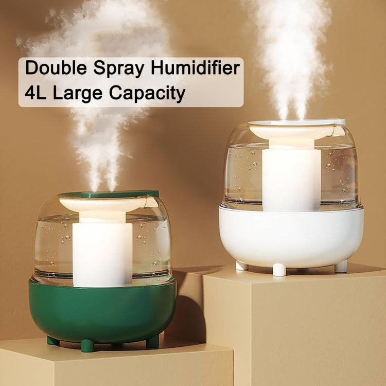 4L Wireless Humidifier USB Oil Diffuser with Night Light(Green) - Air Purifiers & Accessories by PMC TechLife | Online Shopping South Africa | PMC TechLife | Buy Now Pay Later Mobicred