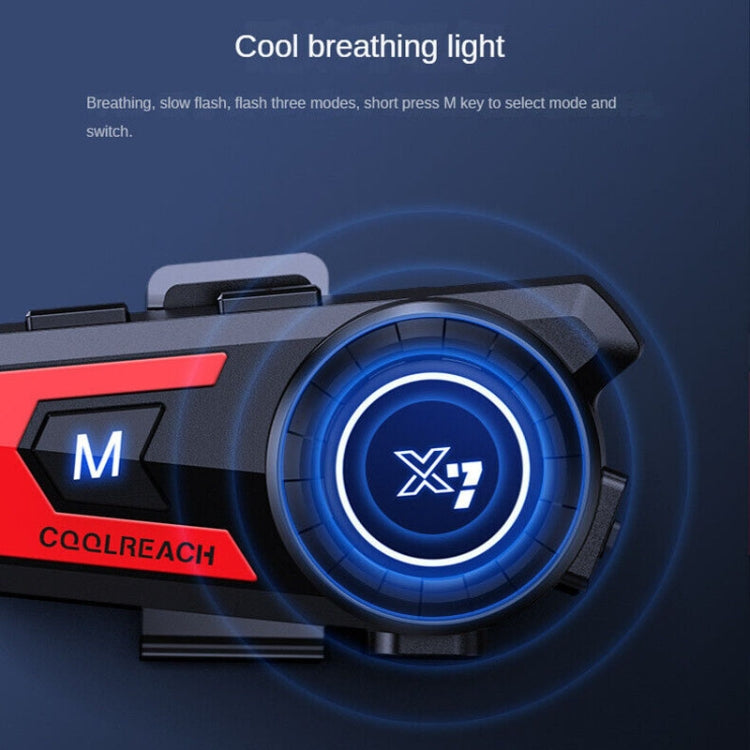 X7 Motorcycle Helmet Bluetooth Headset Riding Navigation Listening Song Soft Hard Wheat(Blue) - Motorcycle Walkie Talkie by PMC TechLife | Online Shopping South Africa | PMC TechLife | Buy Now Pay Later Mobicred
