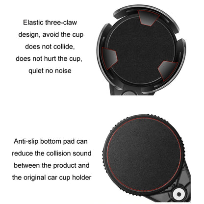 Carbon Fiber Multifunctional Car Modified Water Cup Holder Ashtray(Black) - Car Drink Holders by PMC Jewellery | Online Shopping South Africa | PMC Jewellery | Buy Now Pay Later Mobicred