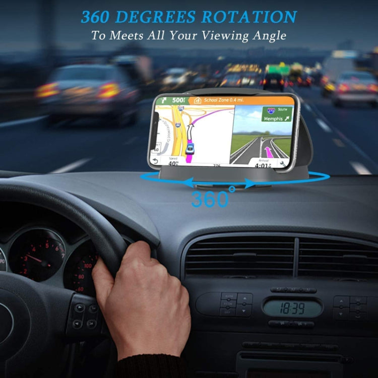 360 Degree Rotating Suction Cup Car Dashboard Mobile Phone Holder(Black) - free shipping - PMC TechLife - Order now!