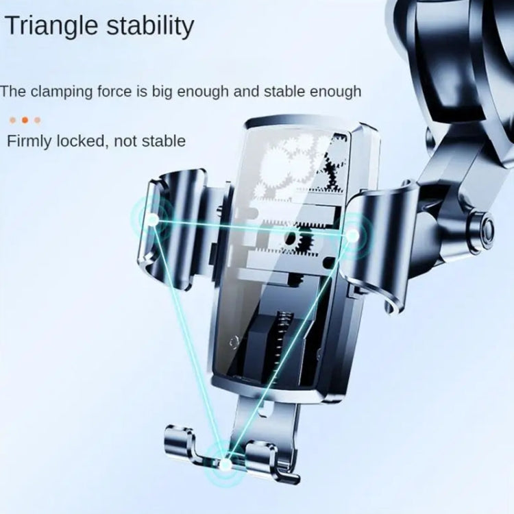 SHUNWEI SD-1132B Car Phone Suction Cup + Air Vent Holder Gravity Sensing Support Bracket(Blue) - Car Holders by SHUNWEI | Online Shopping South Africa | PMC TechLife | Buy Now Pay Later Mobicred