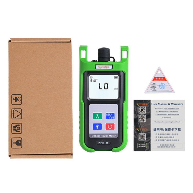 Komshine High-Precision Optical Power Meter Optical Cable Line Tester, Model: KPM-35-C/-50DBM to +26dBM - Fiber Optic Test Pen by Komshine | Online Shopping South Africa | PMC Jewellery | Buy Now Pay Later Mobicred