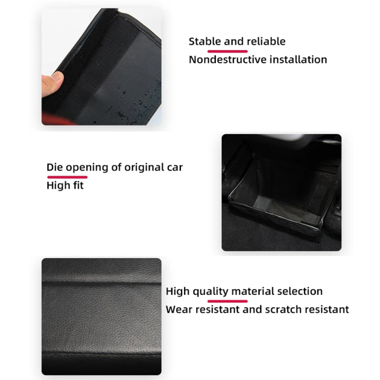 For Tesla Model Y PU Leather Car Interior Storage Glove Box Modification Accessories, Style: Seat Model - Stowing Tidying by PMC Jewellery | Online Shopping South Africa | PMC Jewellery | Buy Now Pay Later Mobicred