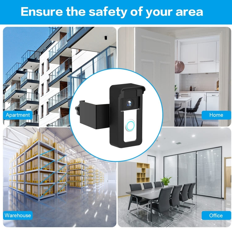 For Blink / Google Ring Doorbell Device Universal Door Overhead Bracket Anti-theft Adjustable - free shipping - PMC TechLife - Order now!