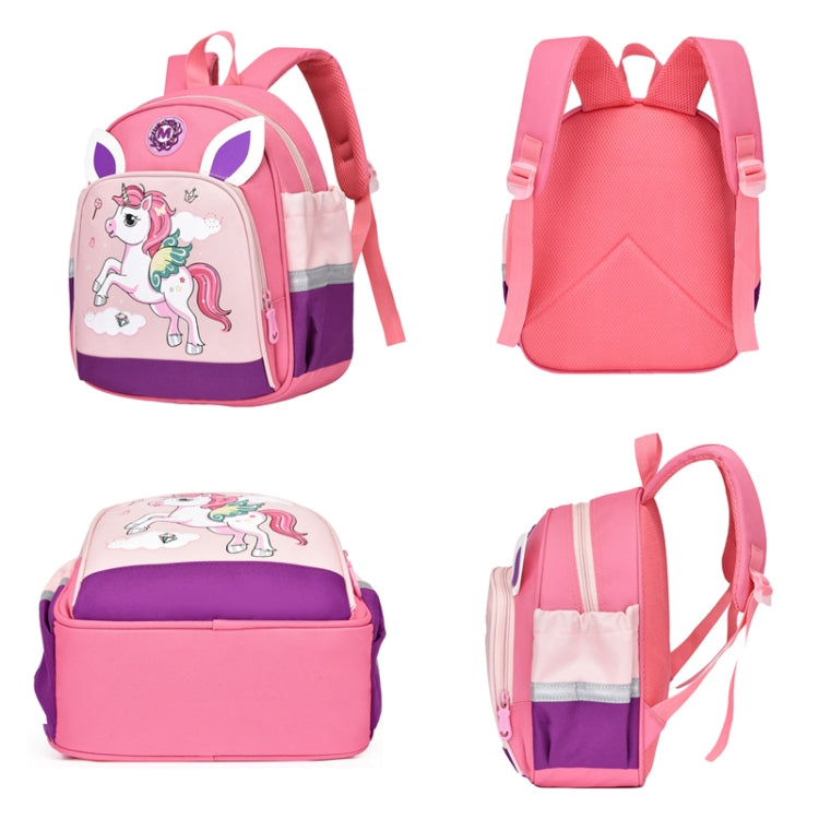 Children Cute Cartoon Shoulder Bag Kindergarten Schoolbag Casual Versatile Backpacks, Style: Pony (Rose Red) - Double-shoulder Bags by PMC Jewellery | Online Shopping South Africa | PMC Jewellery