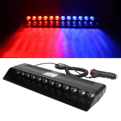 12 LED Car Front Suction Cup High Brightness Strobe Light(Red Blue) - Warning Lights by PMC Jewellery | Online Shopping South Africa | PMC Jewellery | Buy Now Pay Later Mobicred