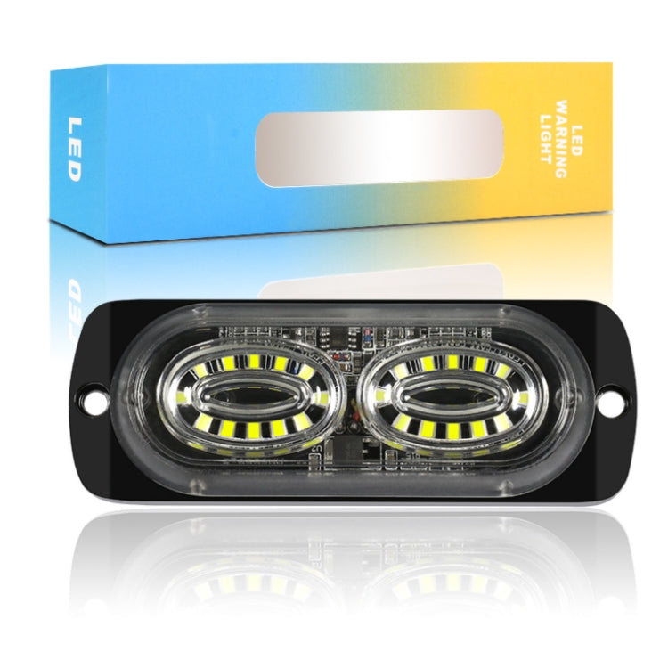 12W Car Side Signal Warning Light 24 LED Strobe Light(Red Blue) - Warning Lights by PMC TechLife | Online Shopping South Africa | PMC TechLife | Buy Now Pay Later Mobicred