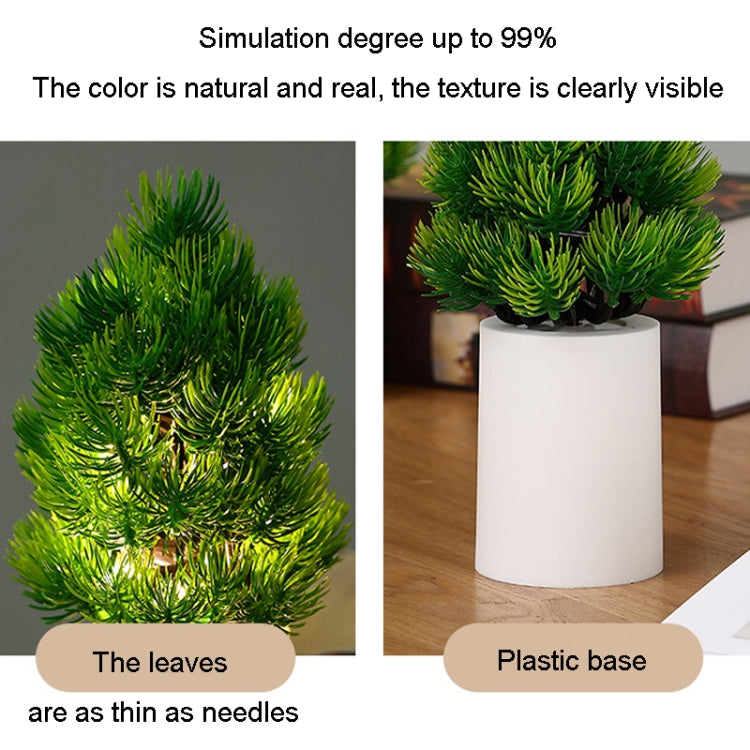 Christmas Tree Night Lights Bedroom Pine Ambient Lamps Home Decorative Lights(Warm White Light) - Christmas Decoration Lamps by PMc TechLife | Online Shopping South Africa | PMc TechLife | Buy Now Pay Later Mobicred