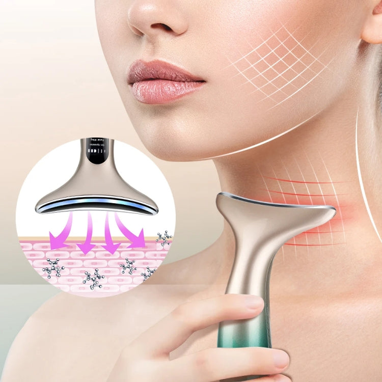 HY38 EMS Micro-Current Constant Temperature Neck Beauty Instrument Facial Introduction Device(Gradient) - Beauty Instrument by PMC TechLife | Online Shopping South Africa | PMC TechLife | Buy Now Pay Later Mobicred