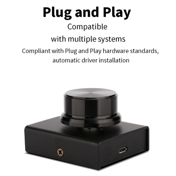 PC Computer Peripherals Mini Switch Wired Volume Adjuster(Black) - USB Sound by PMC Jewellery | Online Shopping South Africa | PMC Jewellery | Buy Now Pay Later Mobicred