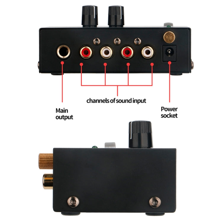 Vinyl Record Player Preamplifier, US Plug(PP500) -  by PMC Jewellery | Online Shopping South Africa | PMC Jewellery