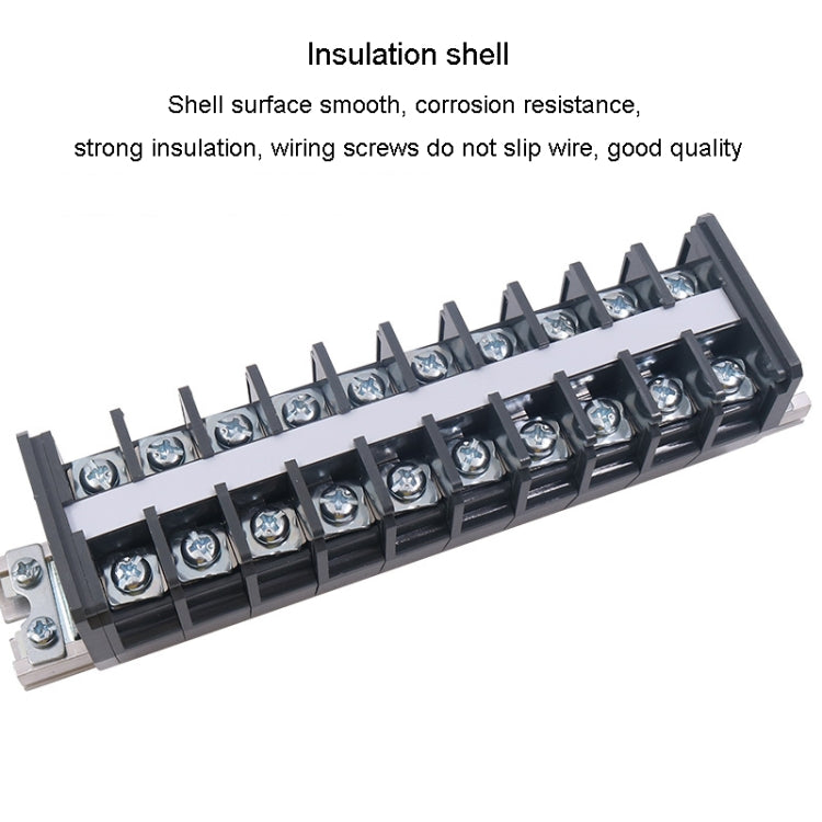 CHINT TD-1540 Terminal Block Rail Type Wiring Block Paralleling Wires Wire Connector - Booster Cable & Clip by CHNT | Online Shopping South Africa | PMC TechLife | Buy Now Pay Later Mobicred