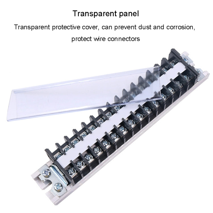 CHINT TD-6020 Terminal Block Rail Type Wiring Block Paralleling Wires Wire Connector - Booster Cable & Clip by CHNT | Online Shopping South Africa | PMC Jewellery | Buy Now Pay Later Mobicred