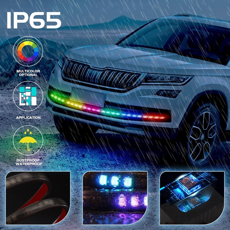 Car Phantom Daytime Running Lights LED Streamer Warning Turning Lights, Length: AR15-150cm APP+RF Model - Running Lights by PMC Jewellery | Online Shopping South Africa | PMC Jewellery | Buy Now Pay Later Mobicred