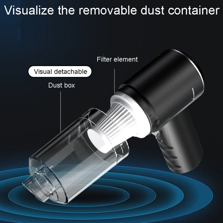Automotive Household Small Vacuum Cleaner Car USB Charging Powerful Cleaning Tool(Black) - Vacuum Cleaner by PMC TechLife | Online Shopping South Africa | PMC TechLife | Buy Now Pay Later Mobicred