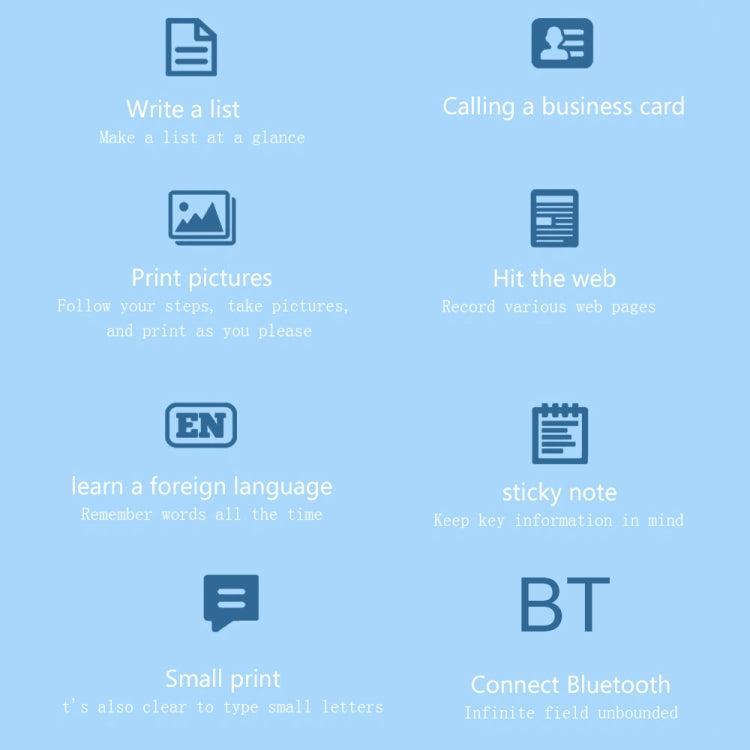 C15 Mini Student Bluetooth Inkless Photo Label Thermal Printer, Spec: Green+5 Stickers - free shipping - PMC TechLife - Order now!