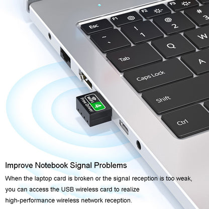 JINGHUA 600M Dual-Band Wireless Network Card Computer External 2.4G/5G USB WiFi Receiver Transmitter - USB Network Adapter by JINGHUA | Online Shopping South Africa | PMC Jewellery | Buy Now Pay Later Mobicred